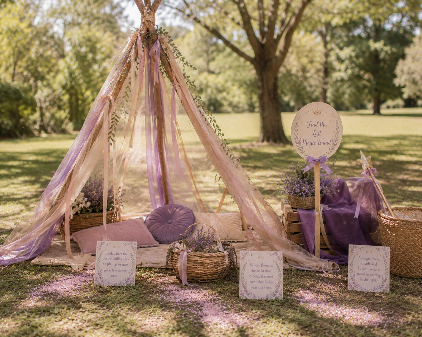 The Secret Fairy Garden Ball party theme